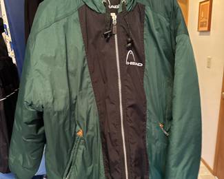 Head Insulated Green/Black Coat - Size XL
