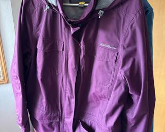 Eddie Bauer Purple Rain Jacket - Size 2XL
