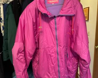 1980's Blizzard Pink/Purple Ski Jacket - Size 50
