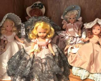 Assortment of Nancy Ann Storybook Dolls