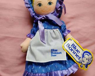 1986 Blue Bonnet Sue Doll by Dakin & Company