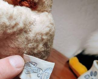 Circa 1960s Knickerbocker Rubber Face Monkey Plush Toy