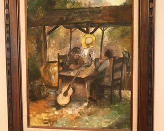 Impressionist Mexican Oil Painting 