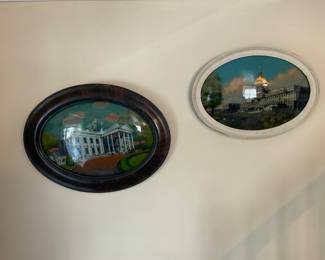 OVAL REVERSE ON GLASS  PICTURES