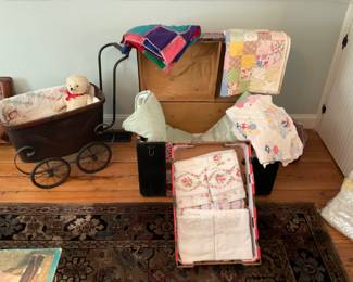 SMALLER TRUNK AND QUILTS