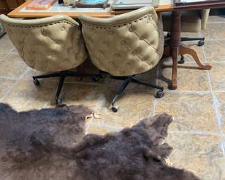 Dining table and chairs