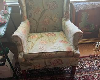 Floral Accent Chair - $50
