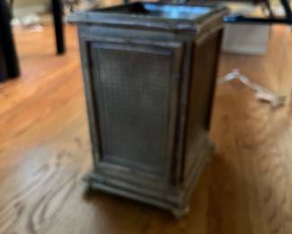 Vintage Bamboo Plastic Trash Can - $10