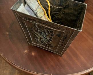 Metal Waste Basket - $20