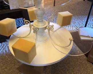 WEDDING CAKE STAND WITH 5 SIDE CAKES