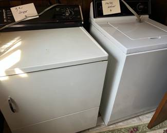 WASHER & ELECTRIC DRYER