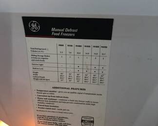 GE FREEZER - CHEST