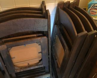 WOOD FOLDING CHAIRS