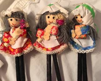 VINTAGE XMAS ORNAMENTS