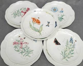 TC012 Lenox Butterfly Meadow Dinner and Luncheon Plates