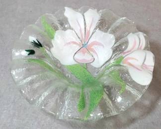 LM056 Sydenstriker Artisan Fused Glass Bowl