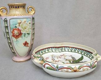 LM023 Nippon Vase and Bowl