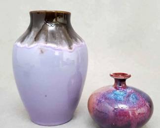 LM016 Artisan Dripware Pottery Vases