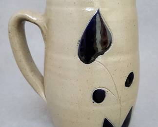 LM017 Williamsburg Salt Glaze Stoneware Pottery Pitcher