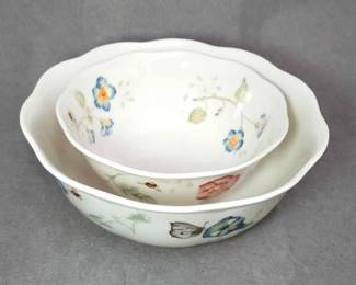 TC010 Lenox Butterfly Meadow Serving Bowls