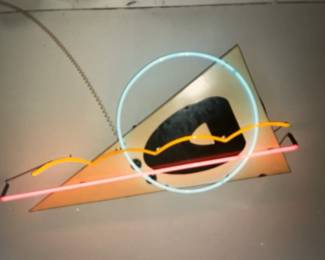 Neon Light Sculpture by Ian Macartney CANNOT BE SHIPPED