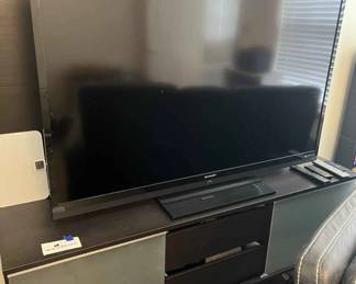 Sharp Television And Television Stereo Storage Center