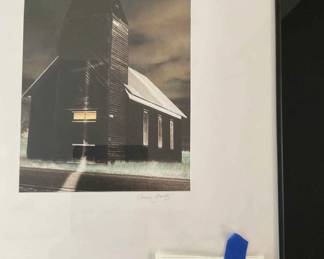 Framed Photo By Dennis Grantz Of Church