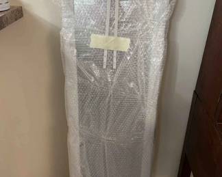 2 Hanging Mirrors Framed In White