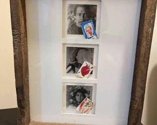 Framed Photos With With Spanish Symbols