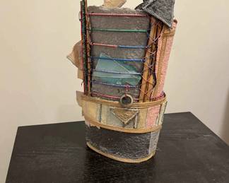 Sculpture Made Of Fabric, Paper, Wood, Wire And Other Materials