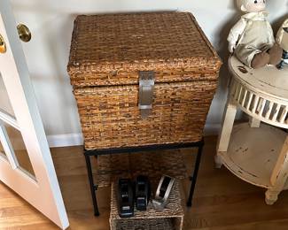 File cabinet on stand 