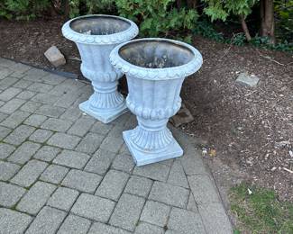 Two planters for front or back yard 