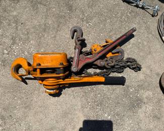 Chain Hoist orange one