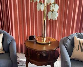 Vintage Lotus Flower Lamp