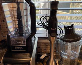 NINJA,BREVILLE IMERSION BLENDER ETC