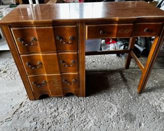 DESK WITH FLORAL DESIGN MATCHES TWIN BEDROOM FURNITURE