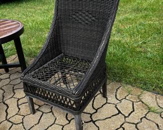 PAIR OF WICKER CHAIRS
