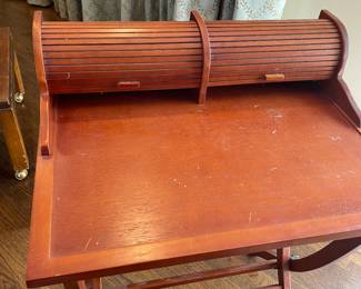 ANTIQUE FOLDING ROLL TOO DESK