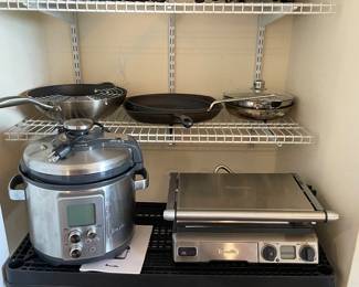 CROCK POT BREVILLE PRESSURE COOKER BREVILLE RANGE TOP. SANPAN WOK AND MORE