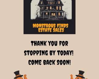 Thank you for stopping by today COme back Soon