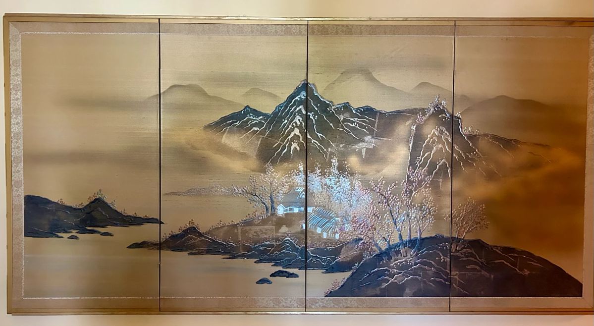 Japanese 4-panel wall screen- 3ft x 6ft
