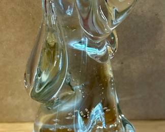 Glass dog figurine