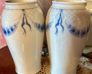 B&G Bing & Grondahl- Copenhagen Porcelain small vases