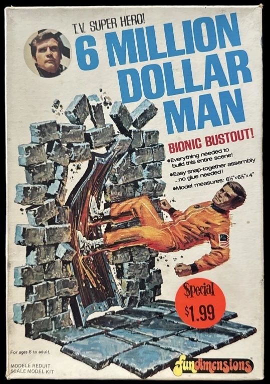 6 Million Dollar Man Model Kit