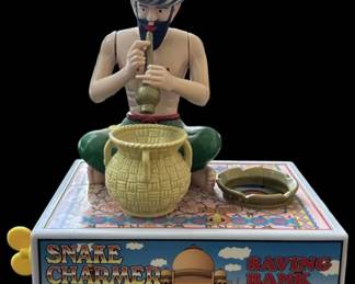 Everlas Toys Snake Charmer Coin Bank
