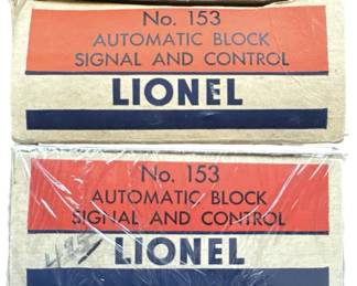 Lionel 153 Auto Block Signals Controls