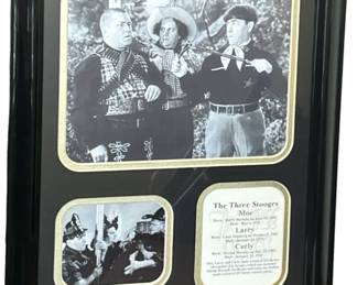 The Three Stooges Framed Collage