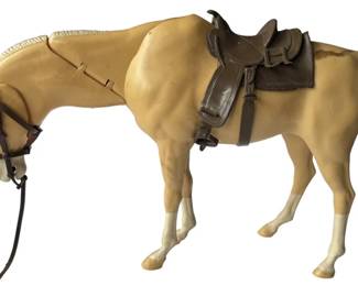 Marx Toys Nodding Head Buckskin Horse