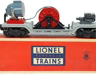 Lionel 3650 Extension Searchlight Car