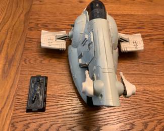 Vintage Boba Fett Ship w Hans in Carbonite (complete)